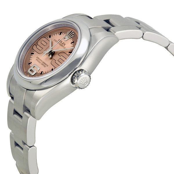 Rolex Lady Oyster Perpetual 26 Pink Dial Stainless Steel Oyster Bracelet Automatic Watch #176200P369O - Watches of America #2