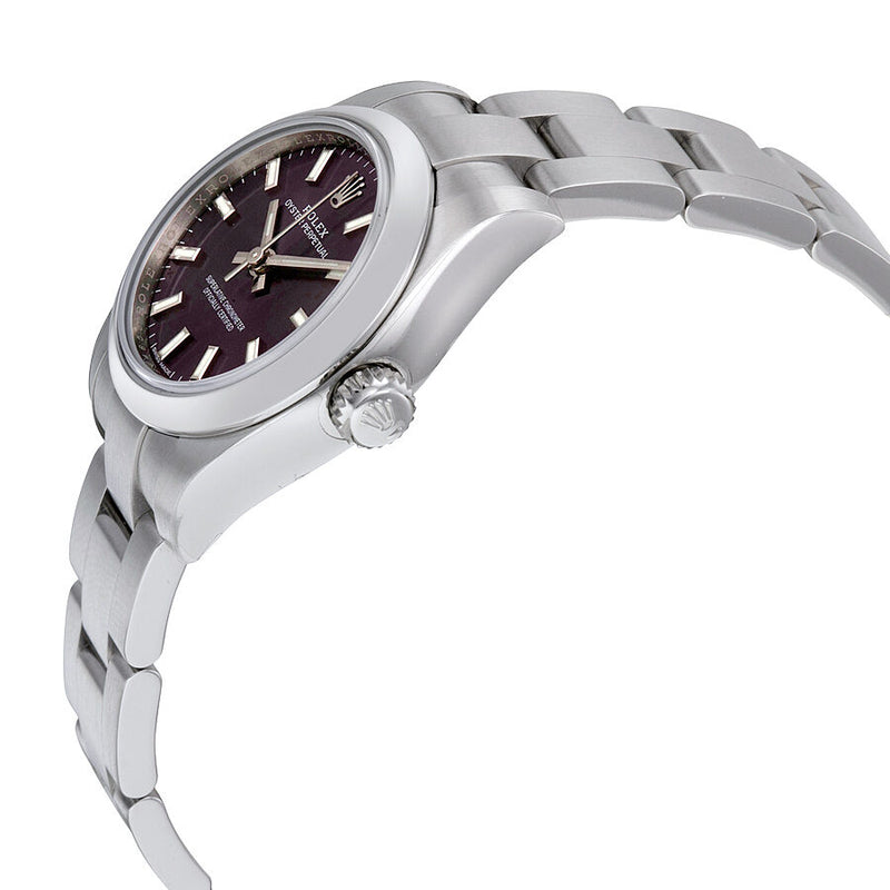 Rolex Lady Oyster Perpetual 26 Purple Dial Stainless Steel Oyster Bracelet Automatic Watch 176200PUSO#176200/70130 - Watches of America #2