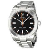 Rolex Milgauss Black Dial Stainless Steel Oyster Bracelet Automatic Men's Watch #116400BKSO - Watches of America