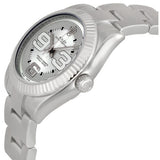 Rolex No Date Silver Dial Oversized Arabic Markers 18k White Gold Fluted Bezel Unisex Watch #177234SMAXI - Watches of America #2