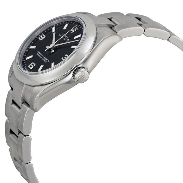 Rolex Oyster Perpetual 31 mm Black Dial Stainless Steel Bracelet Automatic Unisex Watch 177200BKASO#177200BKSO - Watches of America #2