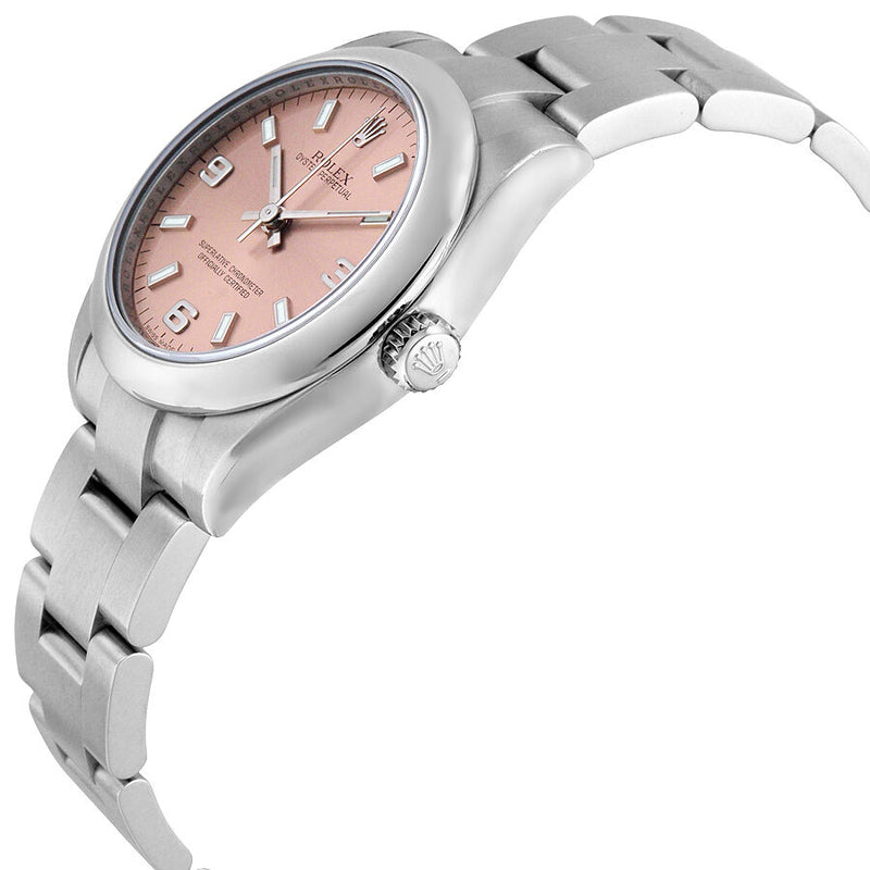 Rolex Oyster Perpetual 31 mm Pink Dial Stainless Steel Bracelet Automatic Unisex Watch #177200PASO - Watches of America #2