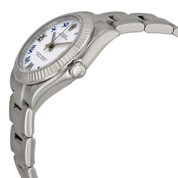 Rolex Oyster Perpetual 31 mm White Dial Stainless Steel Bracelet Automatic Ladies Watch #177234WBLRO - Watches of America #2