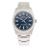 Rolex Oyster Perpetual 34 Automatic Chronometer Blue Dial Ladies Watch #124200BLSO - Watches of America #2