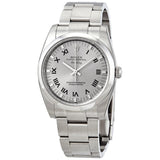 Rolex Oyster Perpetual 34 Grey Dial Stainless Steel Bracelet Automatic Men's Watch #114200GYRO - Watches of America