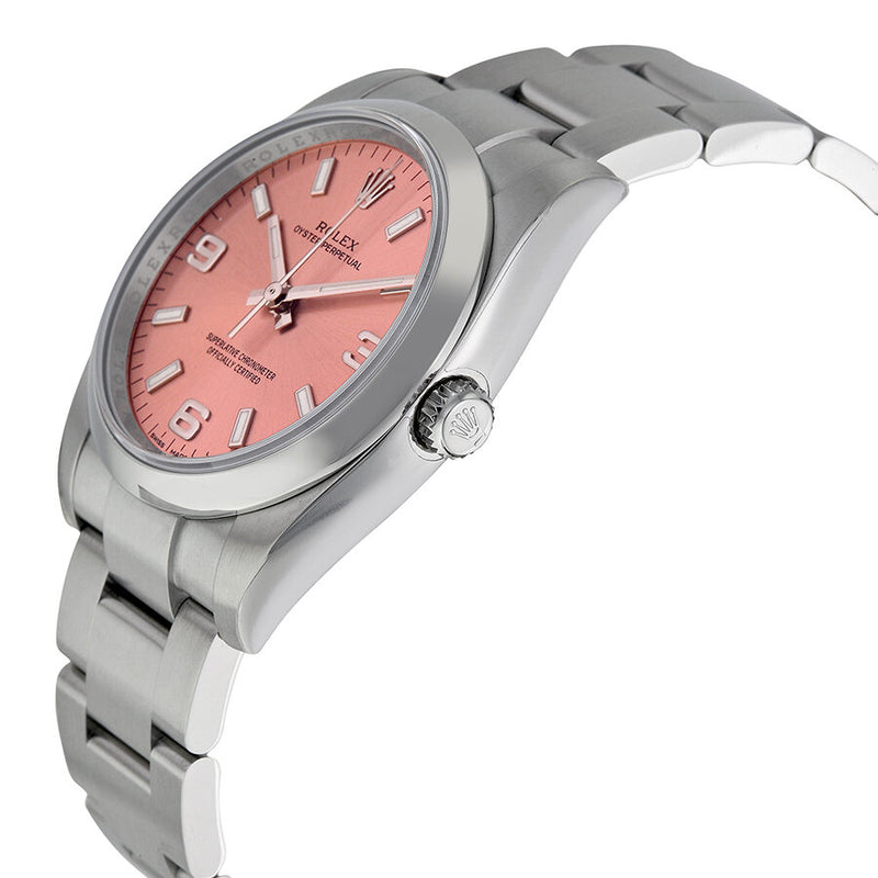 Rolex Oyster Perpetual 34 Pink Dial Stainless Steel Bracelet Automatic Men's Watch #114200PASO - Watches of America #2