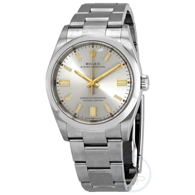 Rolex Oyster Perpetual 36 Automatic Chronometer Silver Dial Watch #126000SSO - Watches of America