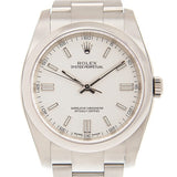 Rolex Oyster Perpetual 36 Automatic Chronometer White Dial Men's Watch #116000-0012 - Watches of America
