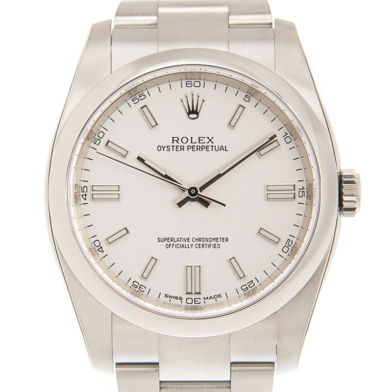 Rolex Oyster Perpetual 36 Automatic Chronometer White Dial Men's Watch #116000-0012 - Watches of America #2