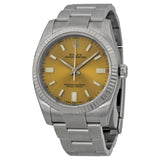 Rolex Oyster Perpetual 36 mm Grape Dial Stainless Steel Bracelet Automatic Men's Watch #116034WGSO - Watches of America