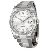 Rolex Oyster Perpetual 36 mm Silver Dial Stainless Steel Bracelet Automatic Ladies Watch #116234SJDO - Watches of America