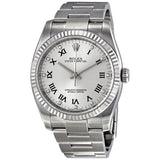Rolex Oyster Perpetual 36 mm Silver Dial Stainless Steel Bracelet Automatic Men's Watch #116034SDO - Watches of America