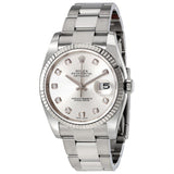 Rolex Oyster Perpetual 36 mm Silver Dial Stainless Steel Bracelet Automatic Men's Watch #116234SDO - Watches of America