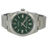 Rolex Oyster Perpetual 41 Automatic Green Dial Men's Watch #124300GNSO - Watches of America #2