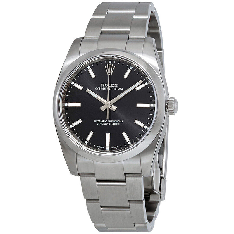 Rolex Oyster Perpetual Automatic Black Dial Ladies Watch #114200BKSO - Watches of America