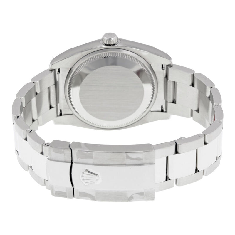 Rolex Oyster Perpetual Date 34 White Dial Stainless Steel Bracelet Automatic Men's Watch #115200WSO - Watches of America #3