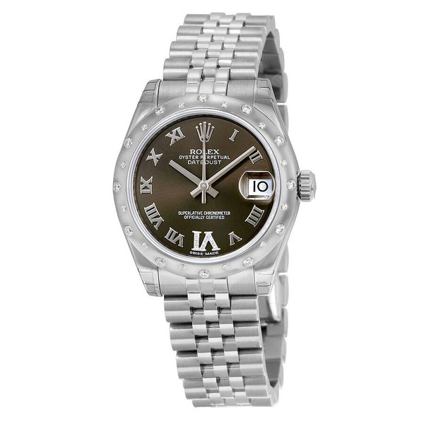 Rolex Oyster Perpetual Datejust 31 Bronze Dial Stainless Steel Jubilee Bracelet Automatic Ladies Watch #178344BRDJ - Watches of America