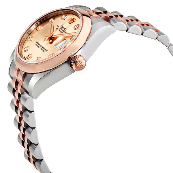 Rolex Oyster Perpetual Datejust 31 Pink Diamond Dial Ladies Two Tone Jubilee Watch #178241PDJ - Watches of America #2