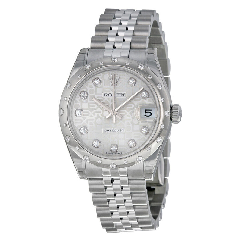 Rolex Oyster Perpetual Datejust 31 Silver Dial Stainless Steel Jubilee Bracelet Automatic Ladies Watch #178344SJDJ - Watches of America