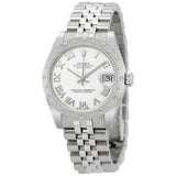 Rolex Oyster Perpetual Datejust 31 White Dial Stainless Steel Jubilee Bracelet Automatic Ladies Watch #178344WRJ - Watches of America