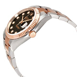 Rolex Oyster Perpetual Datejust 36 Black Dial Stainless Steel and 18K Everose Gold Bracelet Automatic Men's Watch #116231BKDO - Watches of America #2