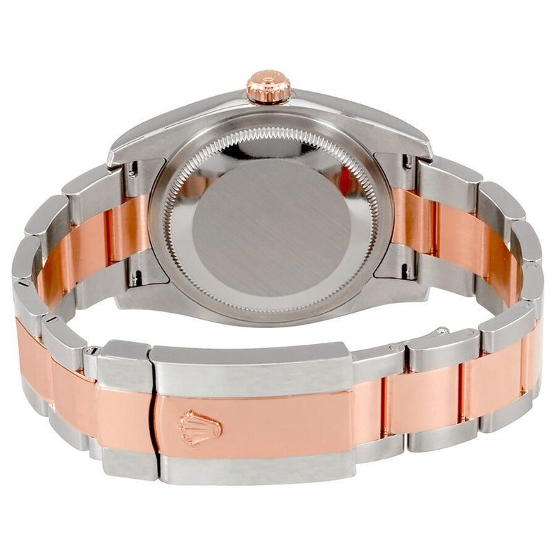 Rolex Oyster Perpetual Datejust 36 Black Dial Stainless Steel and 18K Everose Gold Bracelet Automatic Men's Watch #116231BKSO - Watches of America #3