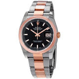 Rolex Oyster Perpetual Datejust 36 Black Index Dial Oyster Bracelet Two-Tone Men's Watch #116201BKSO - Watches of America