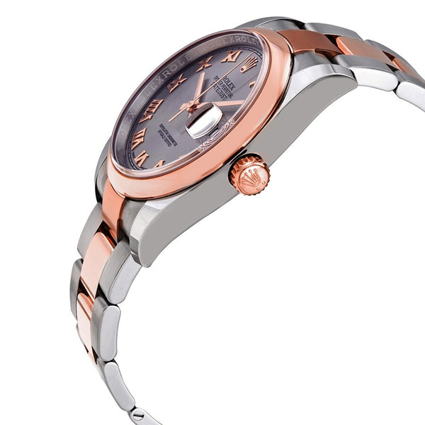 Rolex Oyster Perpetual Datejust 36 Silver Dial Stainless Steel and 18K Everose Gold Bracelet Automatic Men's Watch #116201SRO - Watches of America #2