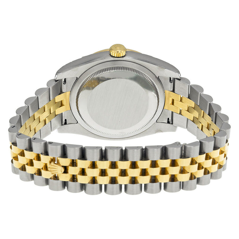 Rolex Oyster Perpetual Datejust 36 Silver Floral Dial Stainless Steel and 18K Yellow Gold Jubilee Bracelet Automatic Unisex Watch #116243SFAJ - Watches of America #3