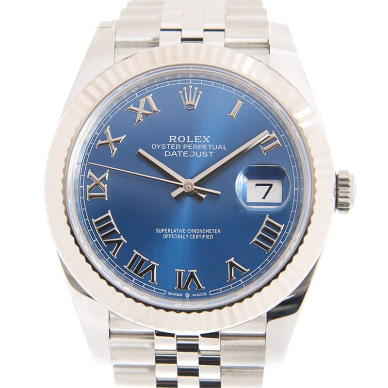 Rolex Oyster Perpetual Datejust Automatic Blue Dial Men's Watch #126334 BLRJ - Watches of America #2