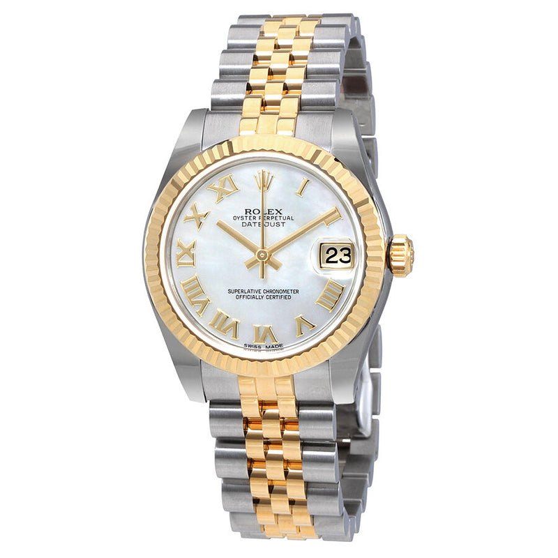 Rolex Oyster Perpetual Datejust Mother Of Pearl Dial Automatic Ladies Jubilee Watch #178273MRJ - Watches of America
