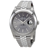 Rolex Oyster Perpetual Datejust Rhodium Dial Automatic Men's Jubilee Watch #126300RSJ - Watches of America