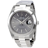 Rolex Oyster Perpetual Datejust Rhodium Dial Automatic Men's Watch #126300RSO - Watches of America