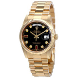 Rolex Oyster Perpetual Day-Date Automatic Men's 18 Carat Yellow Gold President Watch #118238BKDRP - Watches of America