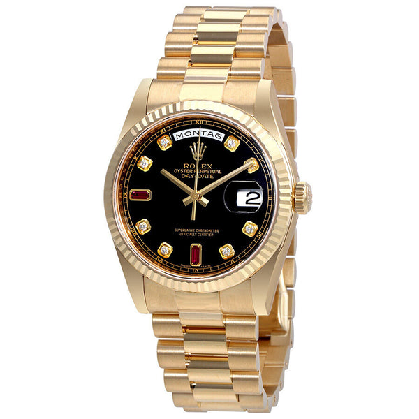 Rolex oyster perpetual day date outlet 18k