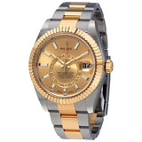 Rolex Oyster Perpetual Sky-Dweller Champagne Dial Automatic Men's Watch #326933CSO - Watches of America