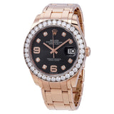 Rolex Pearlmaster 39 Automatic Diamond Ladies Watch #86285-0004 - Watches of America