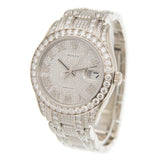 Rolex Pearlmaster 39 Men's 18kt White Gold Pearlmaster Diamond Pave Watch #86409PAVEPM - Watches of America #3