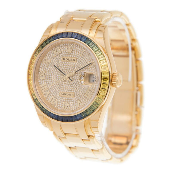 Rolex Pearlmaster Automatic Chronometer Diamond Men's Watch #86348 SAB - Watches of America #2
