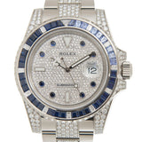 Rolex Submariner Diamond Silver-tone Dial Men's Watch #116659SABR - Watches of America #2