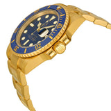 Rolex Submariner Blue Dial 18K Yellow Gold Oyster Bracelet Automatic Men's Watch 116618BLSO #116618 LB - Watches of America #2