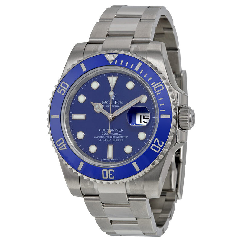 Rolex Submariner Date White Gold Rolex Submariner Date Blue Dial