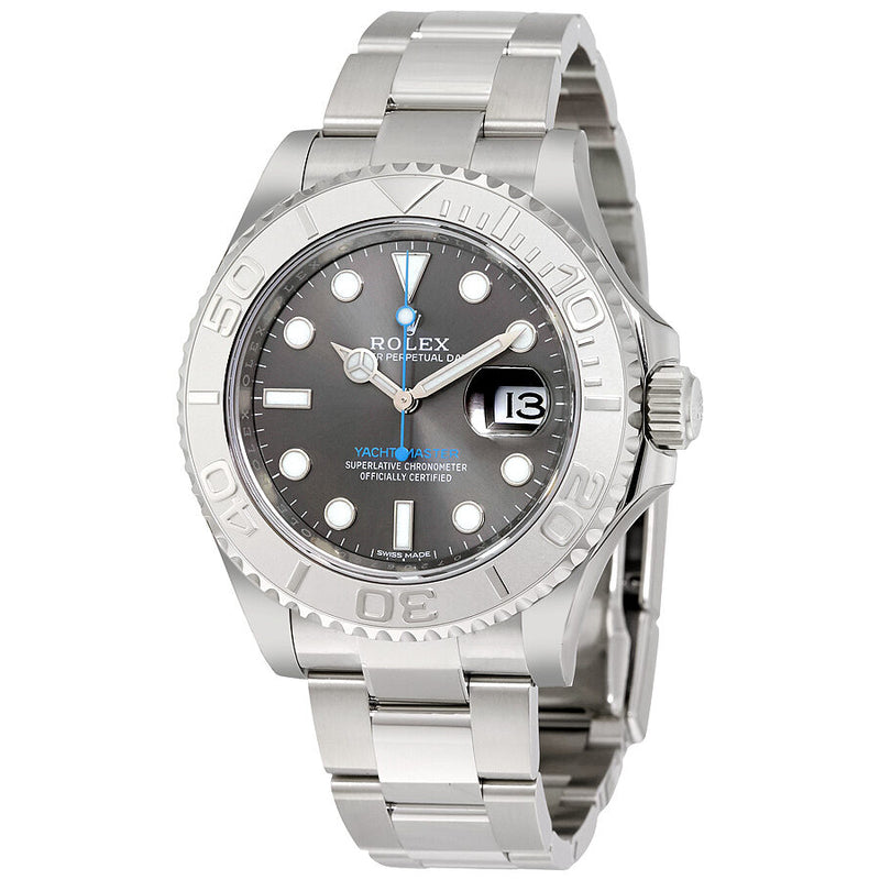 Rolex Yacht-Master 40 Dark Rhodium Dial Steel Oyster Men's Watch #116622RSO - Watches of America
