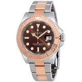 Rolex Yacht-Master Chocolate Dial Steel and 18K Everose Gold Oyster Men's Watch #116621CHSO - Watches of America