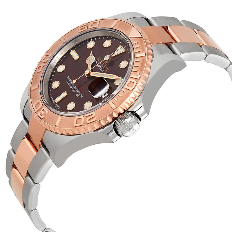 Rolex Yacht-Master Chocolate Dial Steel and 18K Everose Gold Oyster Men's Watch #116621CHSO - Watches of America #2