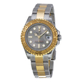 Rolex Yacht-Master Grey Dial Stainless Steel and 18K Yellow Gold Oyster Bracelet Automatic Ladies Watch #169623GYSO - Watches of America