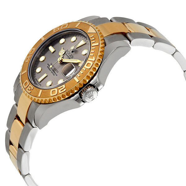 Rolex Yacht-Master Grey Dial Stainless Steel and 18K Yellow Gold Oyster Bracelet Automatic Men's Watch GYSO #168623 - Watches of America #2