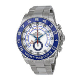 Rolex Yacht-Master II White Dial Stainless Steel Oyster Bracelet Automatic Men's Watch #116680WAO - Watches of America