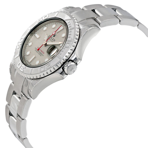 Rolex Yacht-Master Platinum Dial Stainless Steel Automatic Midsize Watch PLSO#168622 - Watches of America #2