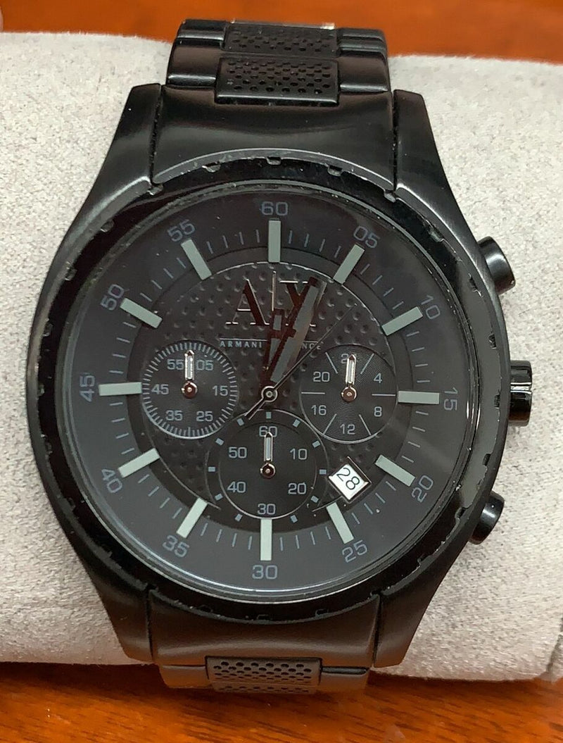 Armani Exchange Chronograph All Black Men's Watch  AX1058 - Watches of America